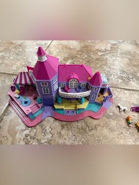 1994 Polly Pocket Magical Mansion playset Bluebird Near Complete Vintage